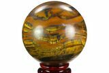 Polished Tiger's Eye Sphere #124620-1